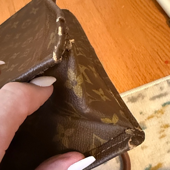 LOUIS VUITTON Monogram SAC PLAT Bag Vintage - Picture 12 of 16